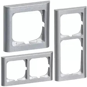 LK Fuga Softline 63 rammer - stålmetallic