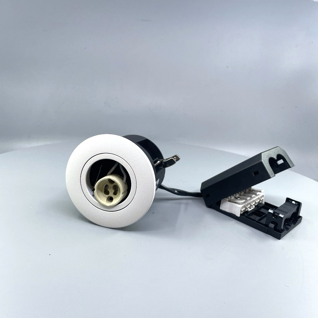 Daxtor Easy 2-Install 66 G1 GU10 indbygningsspot – hvid, 10 stk. (360° frame 2)