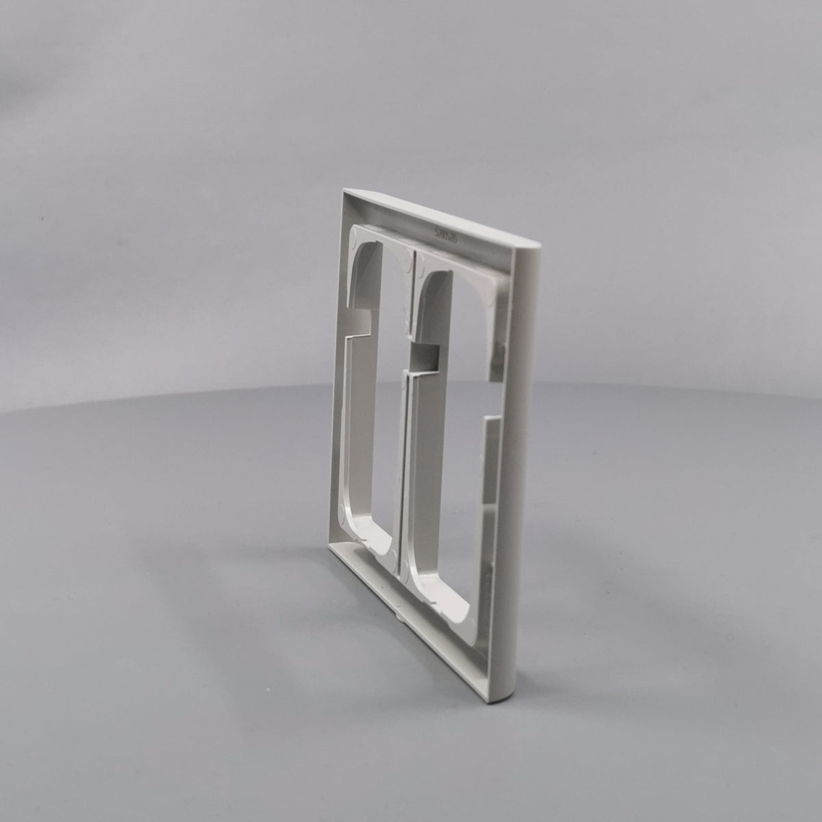 LK Fuga ramme Softline 63 2x1½m - lysegrå (360° frame 18)