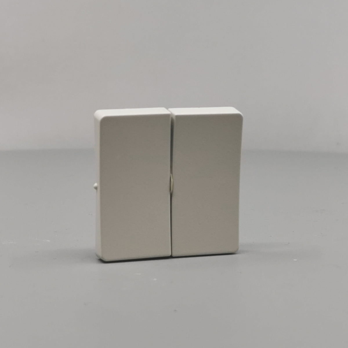 LK Fuga tangentsæt til dobbeltafbryder, gammel model - lysegrå (360° frame 24)