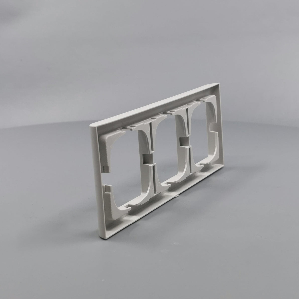 LK Fuga ramme Softline 63 3m vandret - lysegrå (360° frame 9)