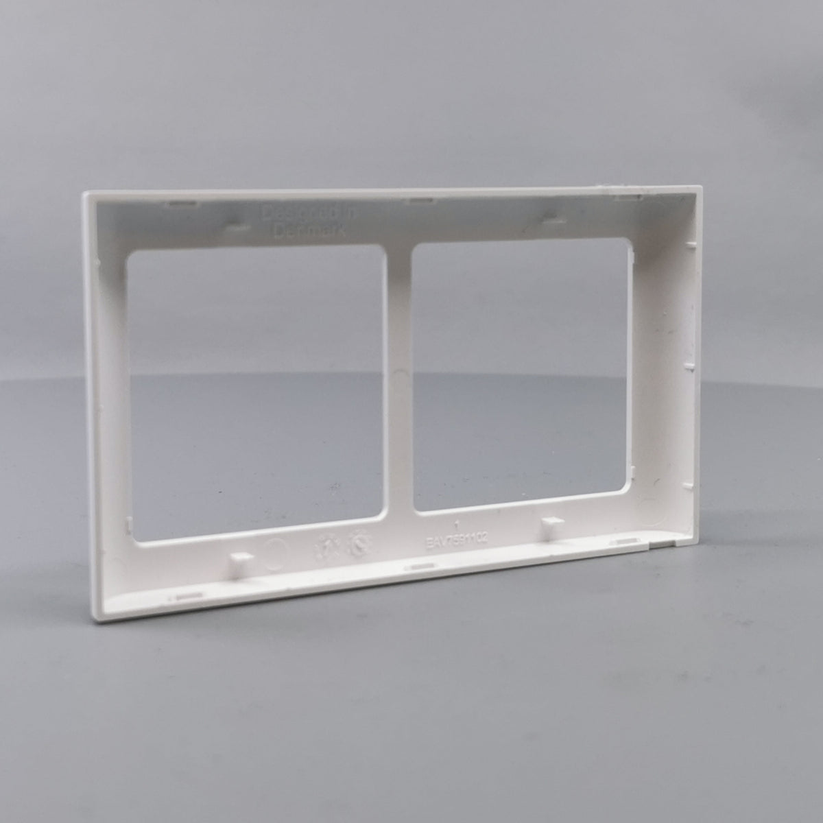 LK Fuga ramme SOFT 63 2x1m vandret - hvid (360° frame 11)