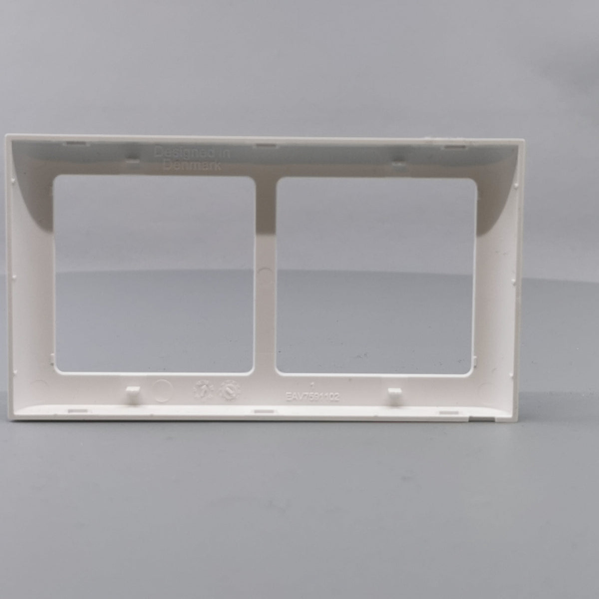 LK Fuga ramme SOFT 63 2x1m vandret - hvid (360° frame 13)