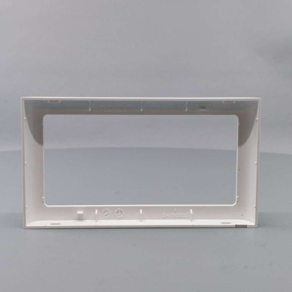 LK Fuga ramme SOFT 63 2m vandret - hvid (360° frame 13)