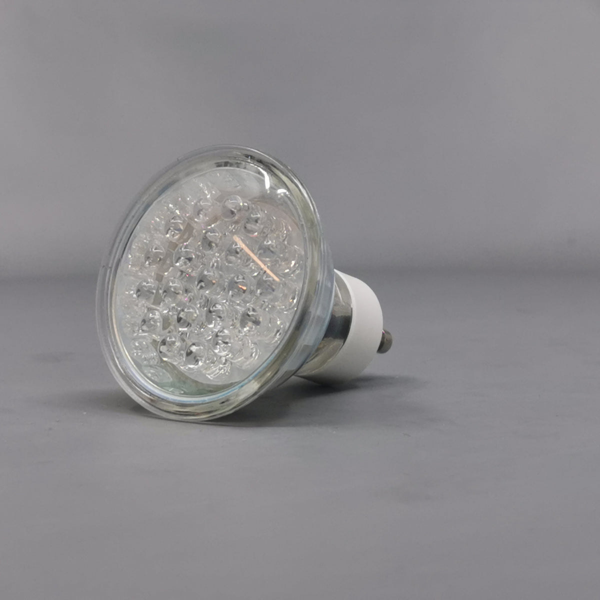 Grøn GU10 LED 1,3W (360° frame 5)