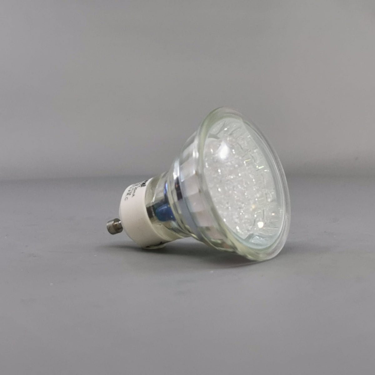 Rød GU10 LED 1,3W (360° frame 24)