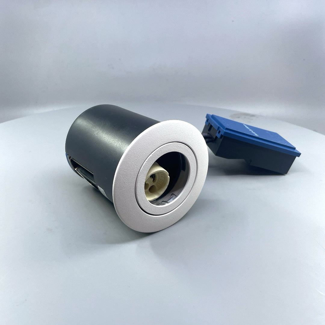 DAXTOR EXO BLUE 95 GU10 indbygningsspot – Hvid (360° frame 23)