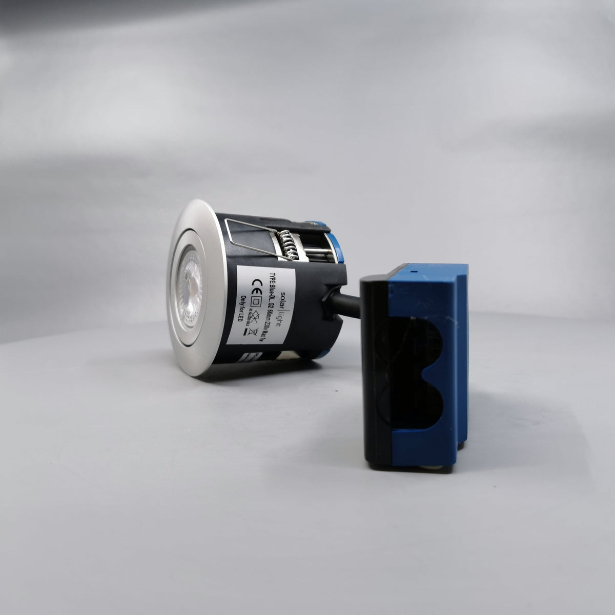 LED spot til udendørs m. 5W pære - alu (360° frame 5)