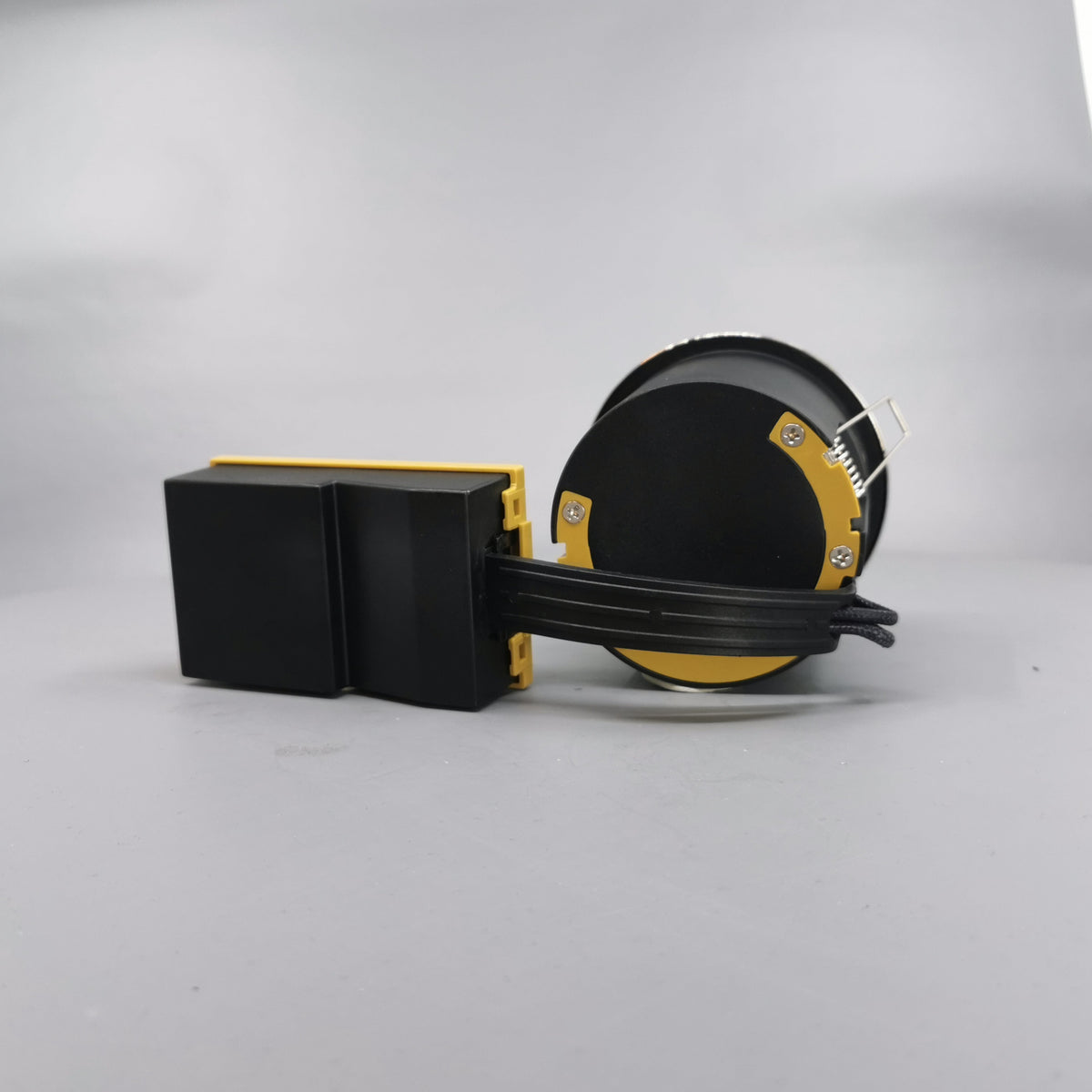 Indbygningsspot 230V GU10 Max 7W LED - børstet (360° frame 14)