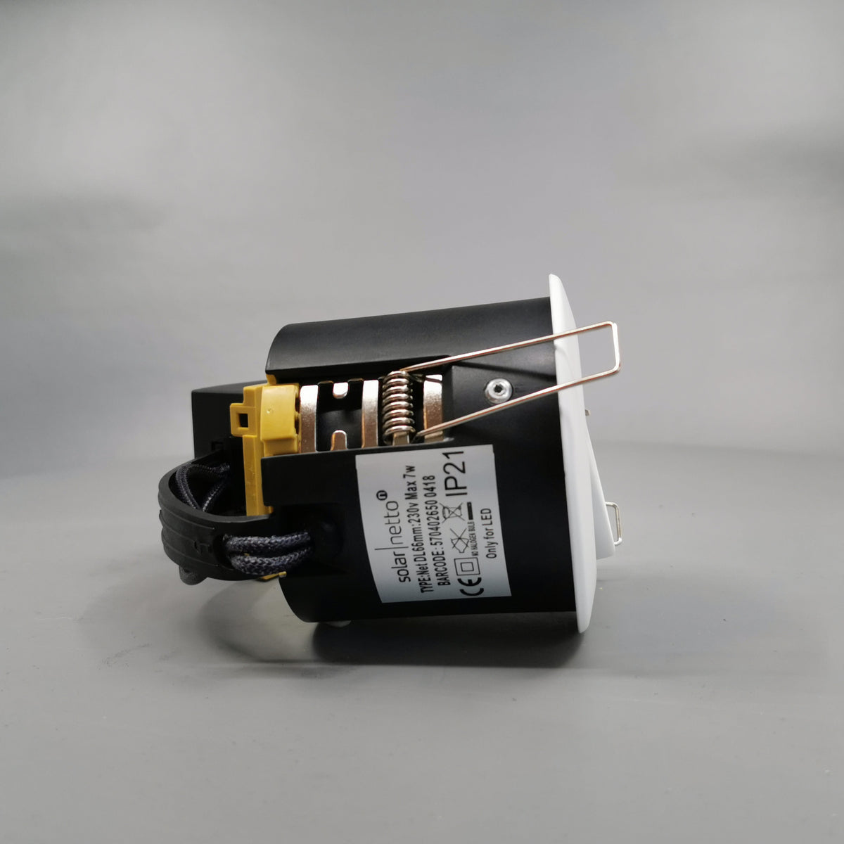 Indbygningsspot 230V GU10 Max 7W LED - mat hvid (360° frame 20)