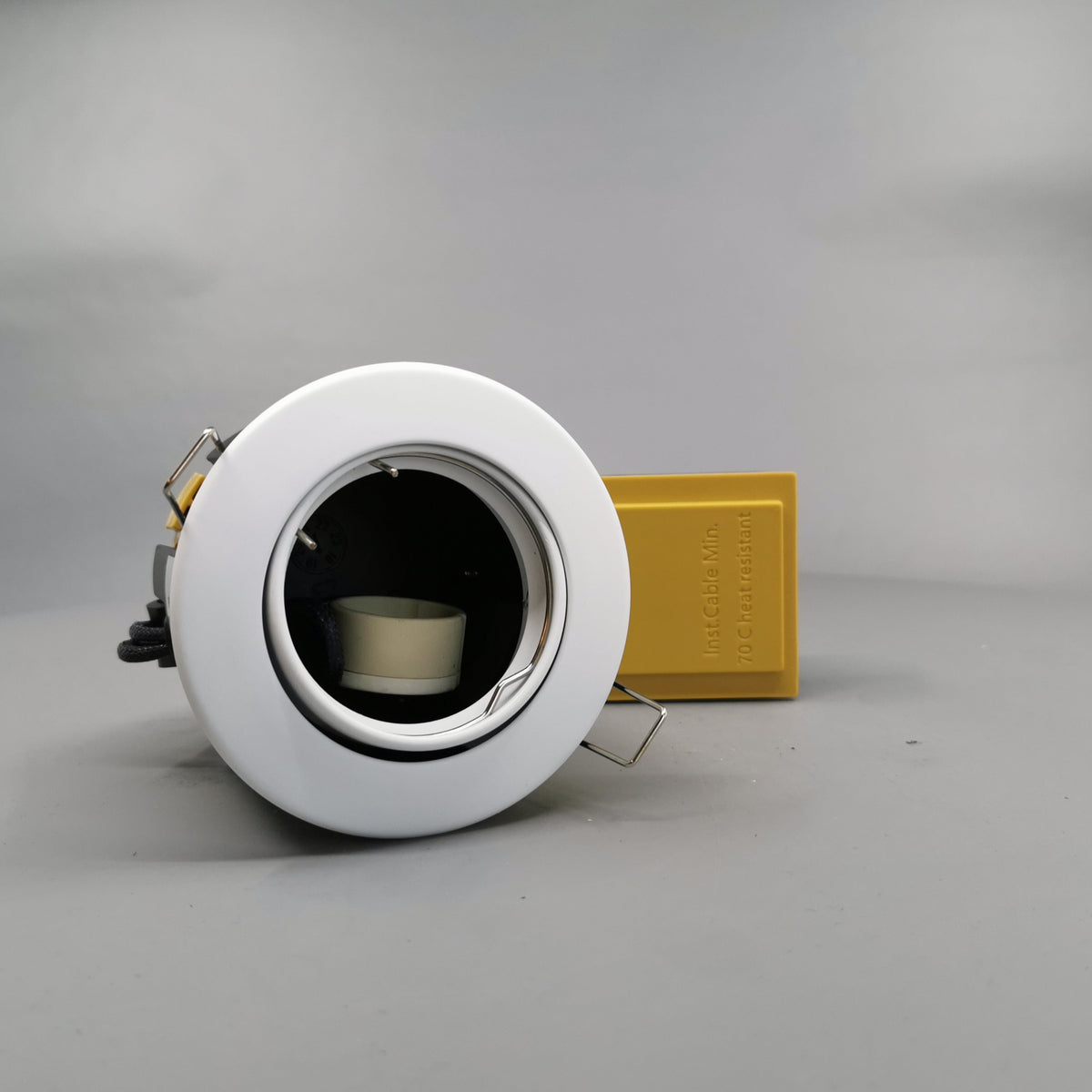 Indbygningsspot 230V GU10 Max 7W LED - mat hvid (360° frame 24)