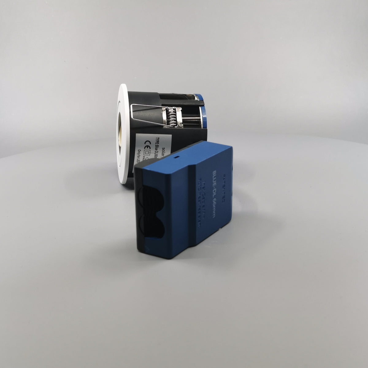 Blue-DL udendørsspot version 1 m. GU10 fatning - Mat hvid (360° frame 7)