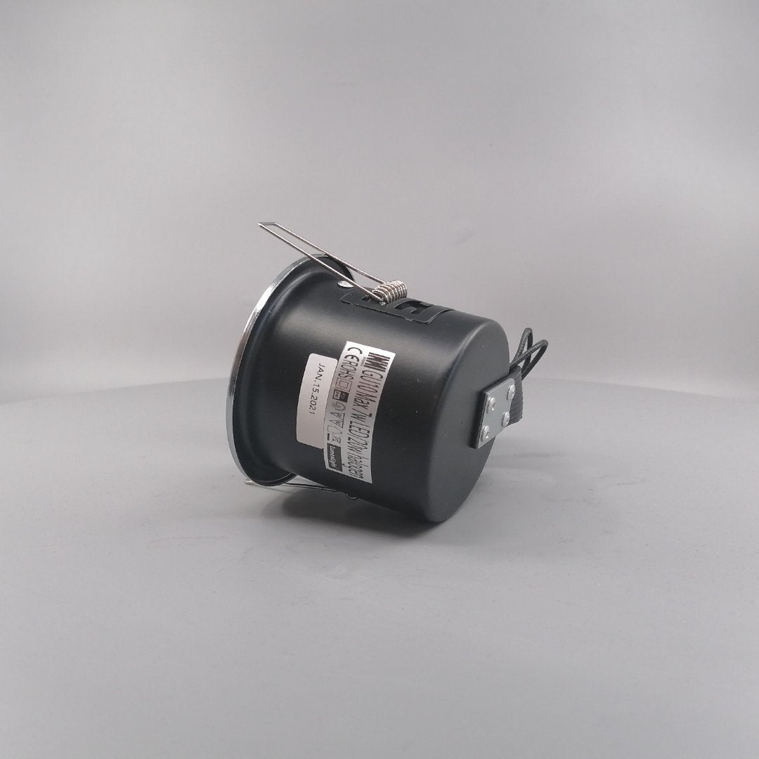 Indbygningsspot 230V GU10 Max 7W LED Børstet (360° frame 8)