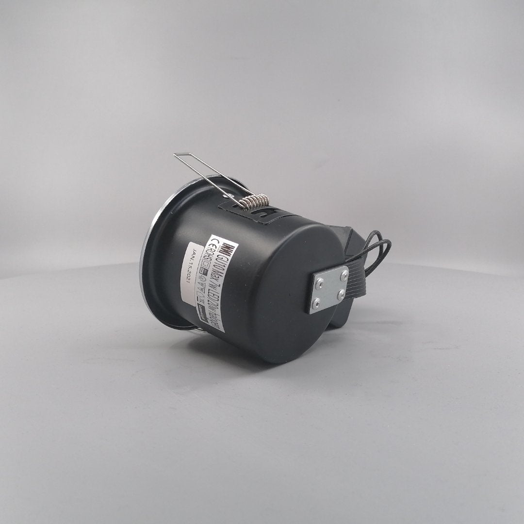 Indbygningsspot 230V GU10 Max 7W LED Børstet (360° frame 9)