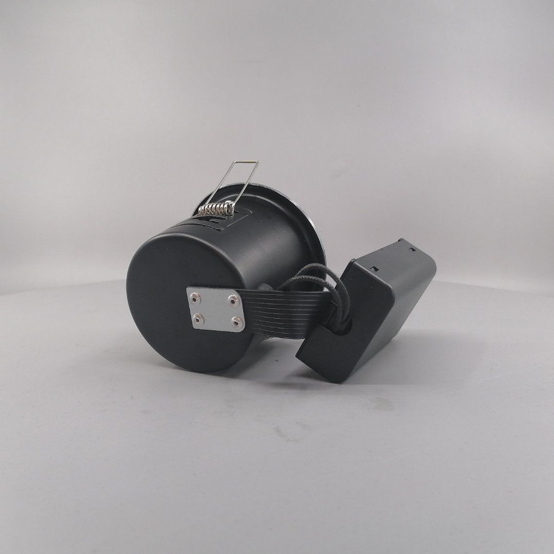 Indbygningsspot 230V GU10 Max 7W LED Børstet (360° frame 14)