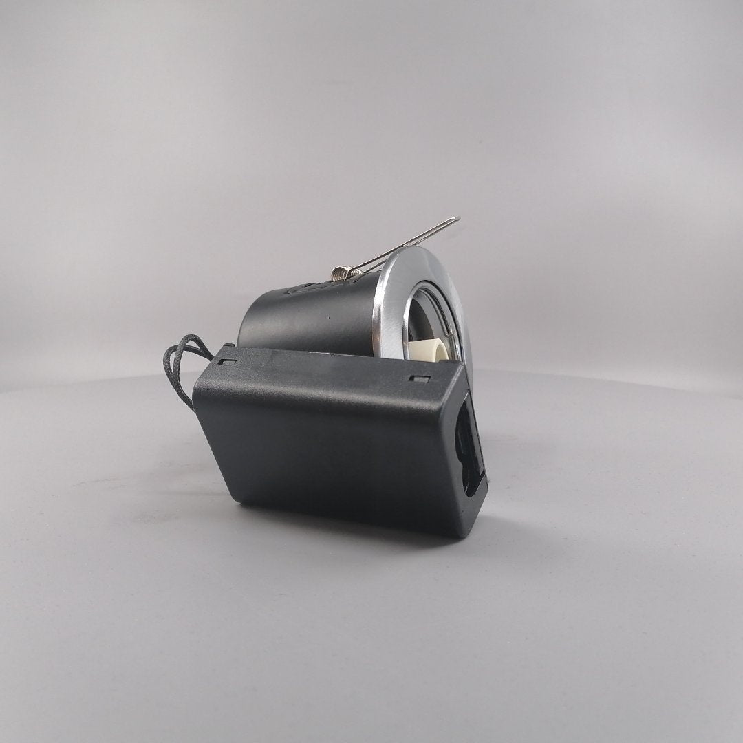 Indbygningsspot 230V GU10 Max 7W LED Børstet (360° frame 20)