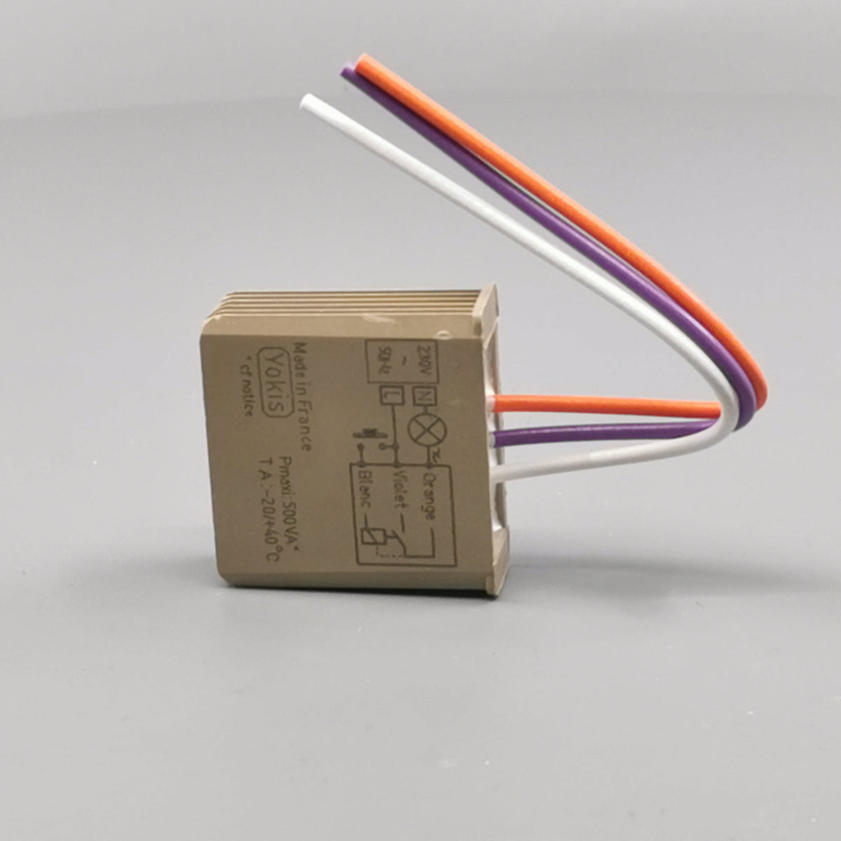 Elektronisk lysdæmper til indbygning MTV500E (360° frame 2)