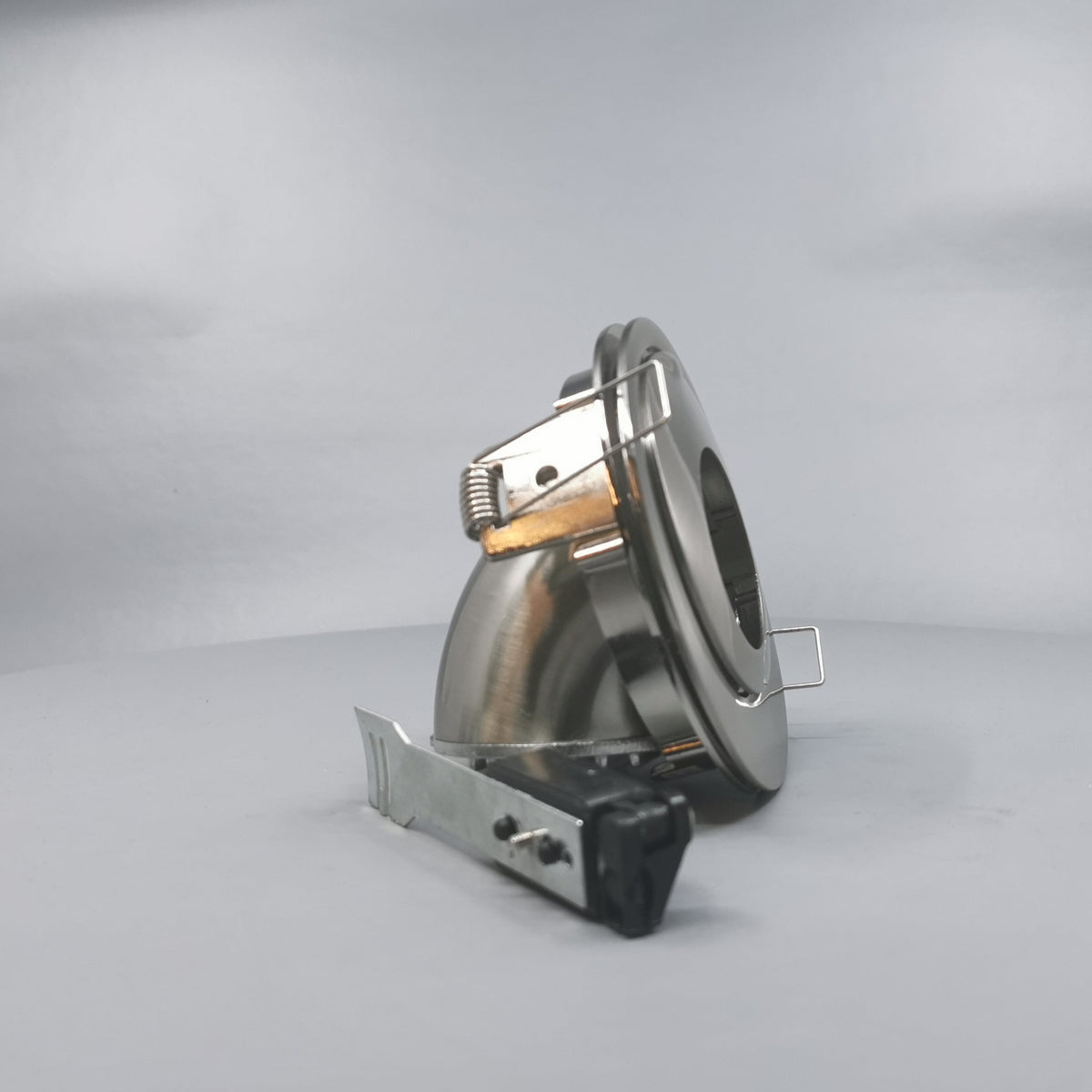 Downlight 12V GU4 max 50W Børstet 90° kipbar + 360° rotering (360° frame 20)