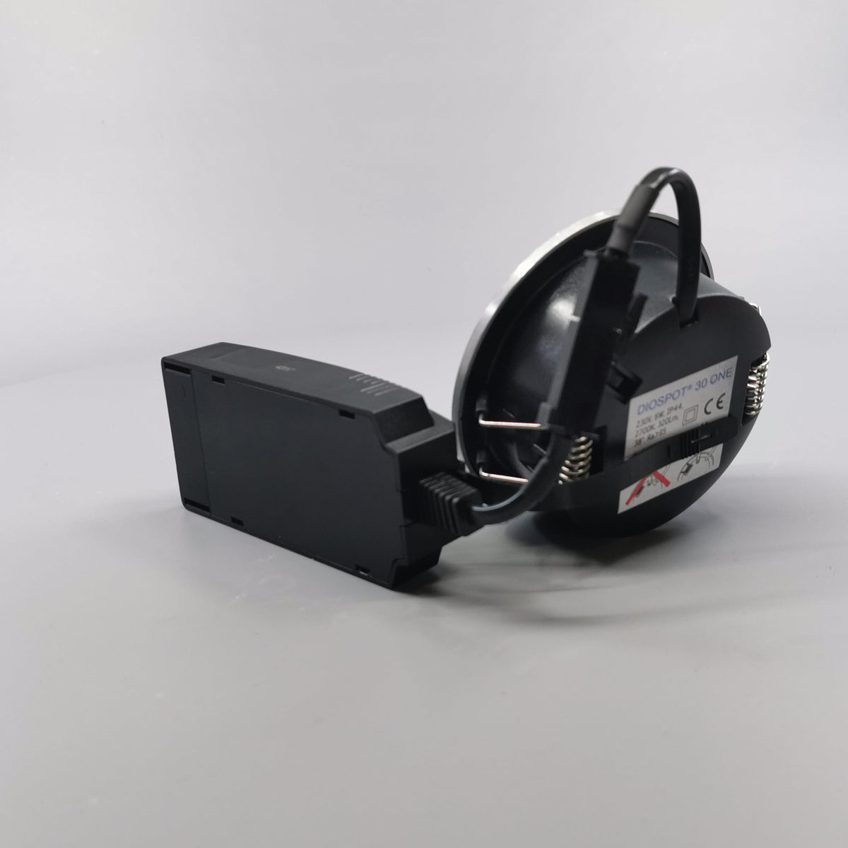 Diospot 30 One 6W 2700K 38° dæmpbar 32mm - børstet (360° frame 12)