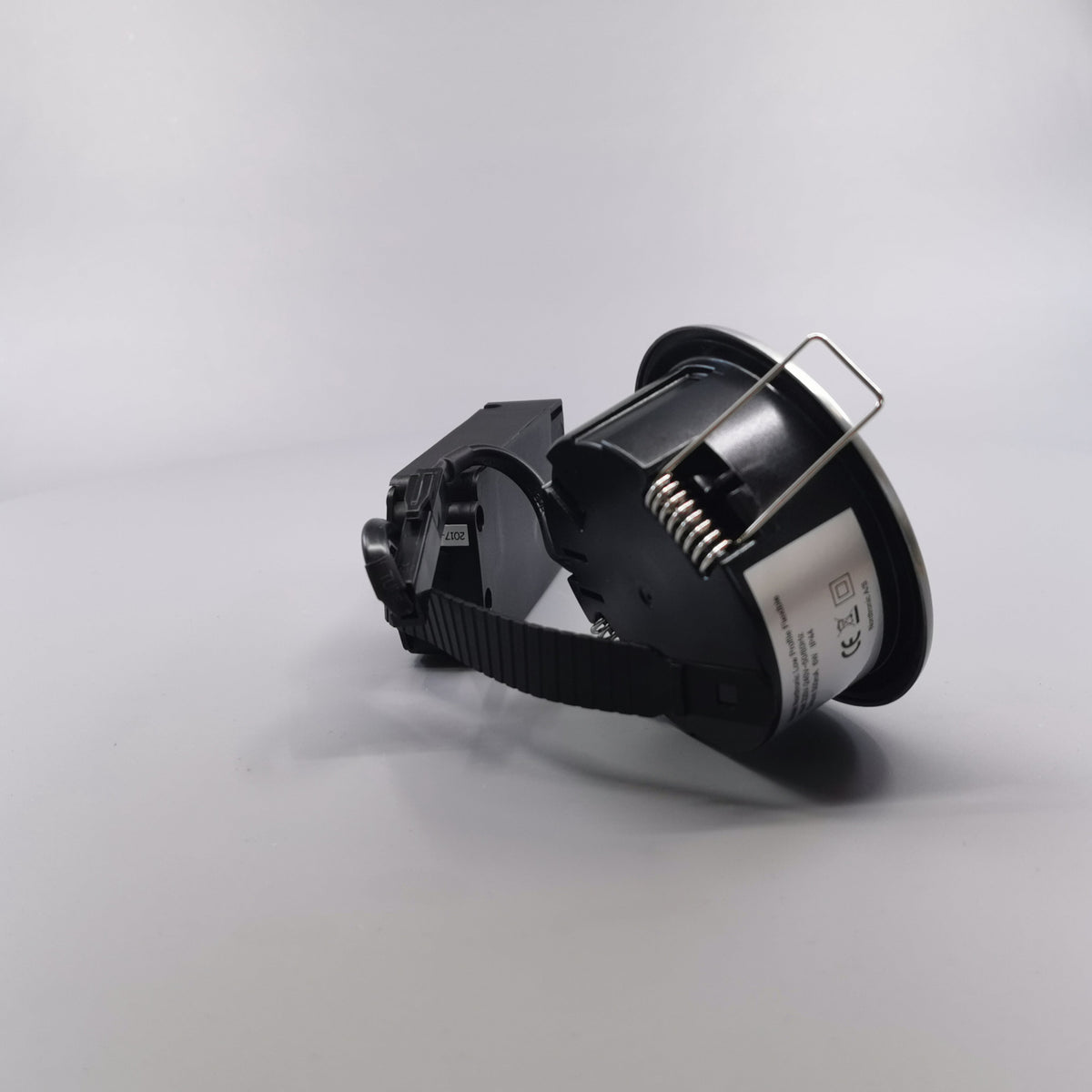 LED spot m. 6W 35° - rund børstet 33mm Type: 3502 (360° frame 18)