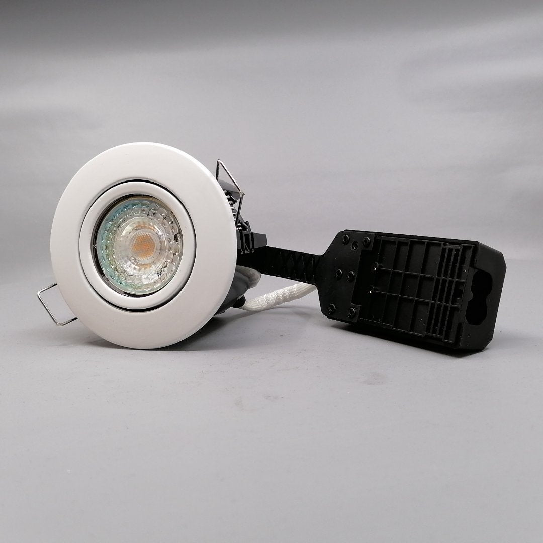Pro Indbygningsspot m 5,5W DimTone LED pære - Mat hvid (360° frame 2)