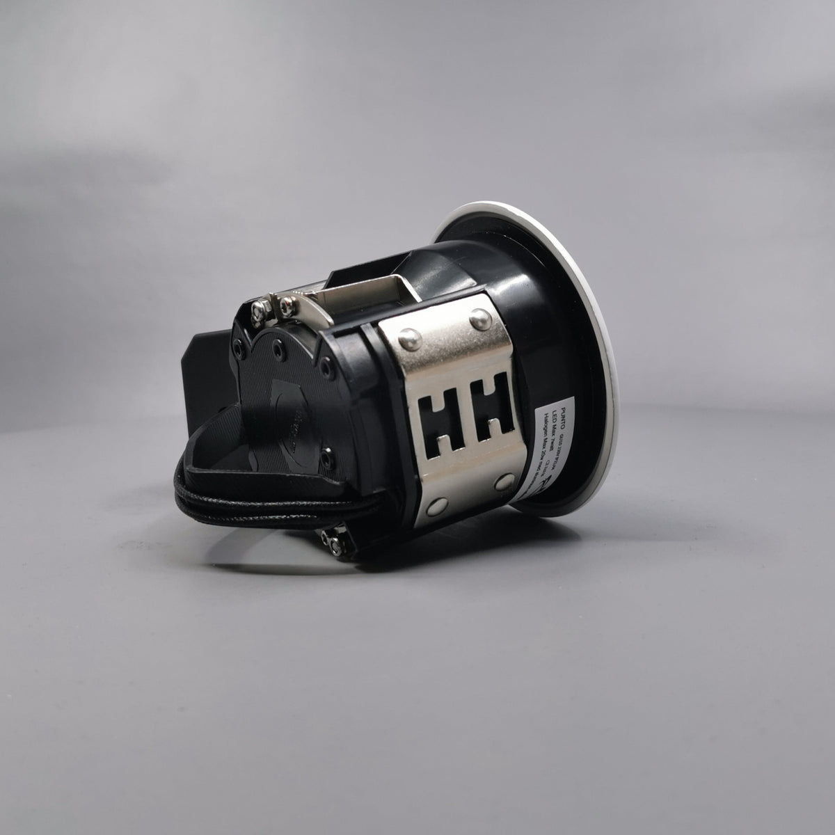 Pro indbygningsspots m/GU10 fatning - rund mat hvid (360° frame 17)