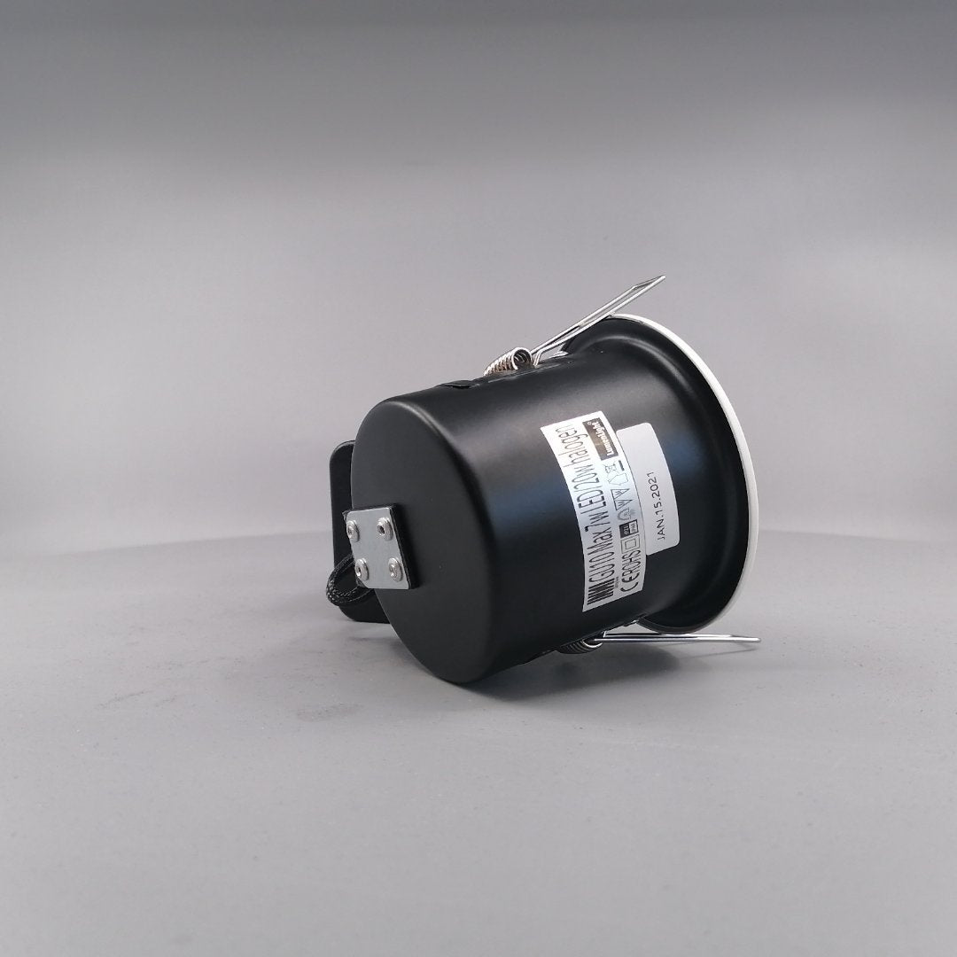 Pro indbygningsspot m. 3-Trins dæmpbar LED pære 3000K - Mat hvid (360° frame 17)