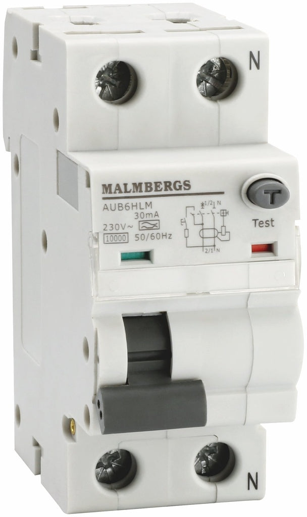 KOMBIRELÆ 16A C 2P 10KA