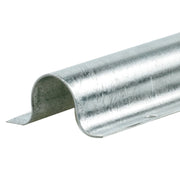 Dækskinne 80mm galvaniseret stål - 1 meter