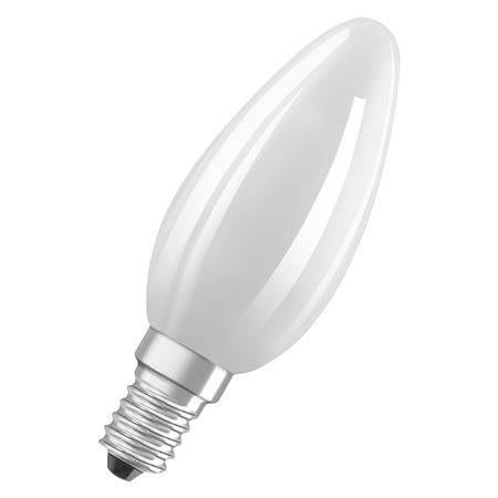LED KERTE MAT 60 5,5W 827 E14
