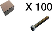 CYLINDERSKRUE, TORX, LAVT HOVED 100 STK.
