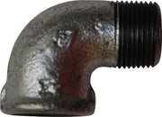 VINKEL GALV. 90G 1/2'' I+U GEV