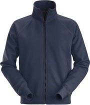 SWEATJAKKE MED LYNLÅS STR: XL  NAVY
