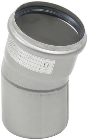BØJNING 15 GRADER Ø75MM AISI304