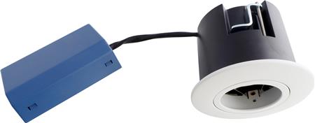 BLUE-DL G3 GU10 230V, MAT HVID/RUND