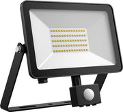 FOX FLOODLIGHT 50W 5925LM 4000K PIR SORT