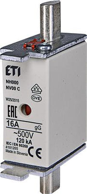 SIKRING NH000 16A GG 500V