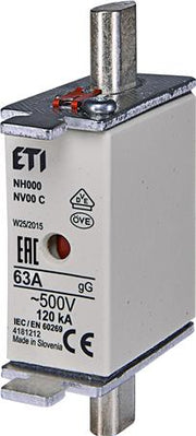 SIKRING NH000 63A GG 500V