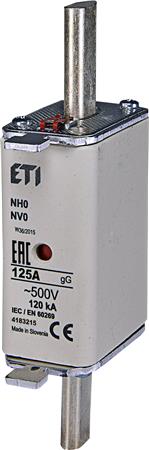 SIKRING NH0 125A GG 500V