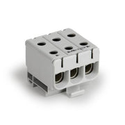 KLEMME UNI.6-50MM² GRÅ 3POL CU/AL