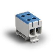 DOBBELT KLEMME 2,5-50MM² BLÅ 800V CU/AL