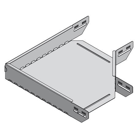90° HJØRNE FLAD 60HX400X1MM FZS