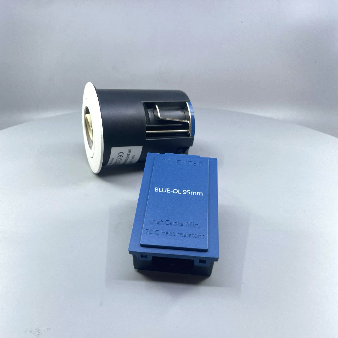 DAXTOR EXO BLUE 95 GU10 indbygningsspot – Hvid (360° frame 6)