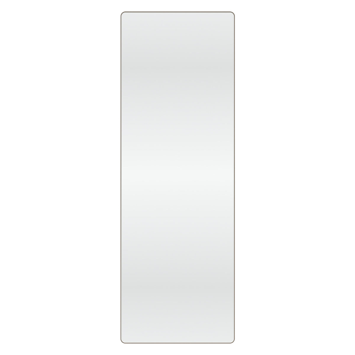 Loevschall Refine spejl med ramme, bruneret messing, 55x160 cm