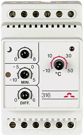 Devireg™ 316 - Din-Skinne -10 - +50ºC