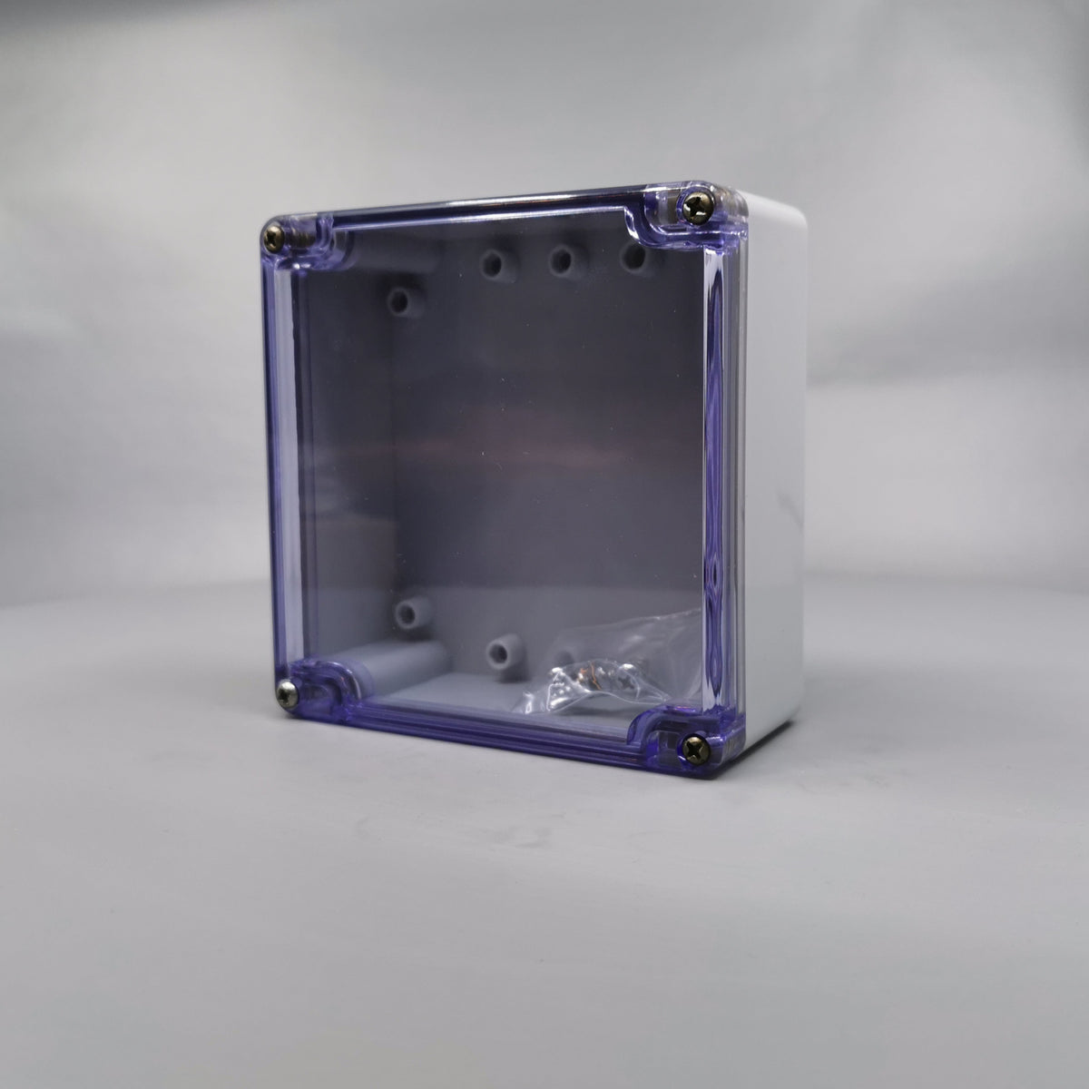 MIX-BOX 120 x120 x55 mm med klar dæksel (360° frame 3)