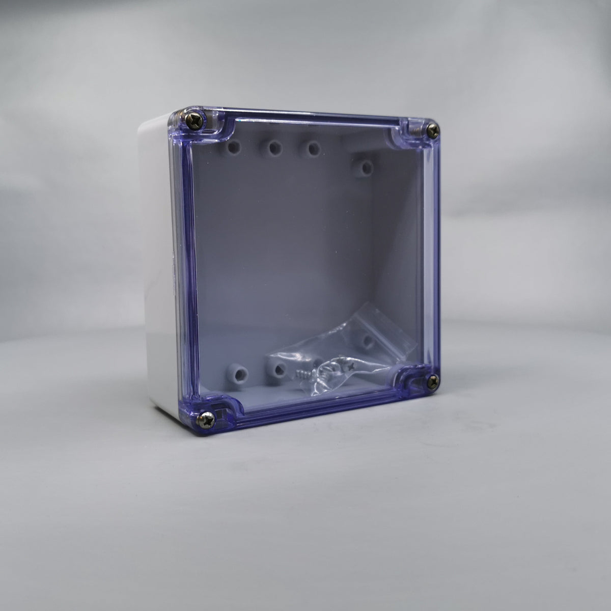 MIX-BOX 120 x120 x55 mm med klar dæksel (360° frame 23)
