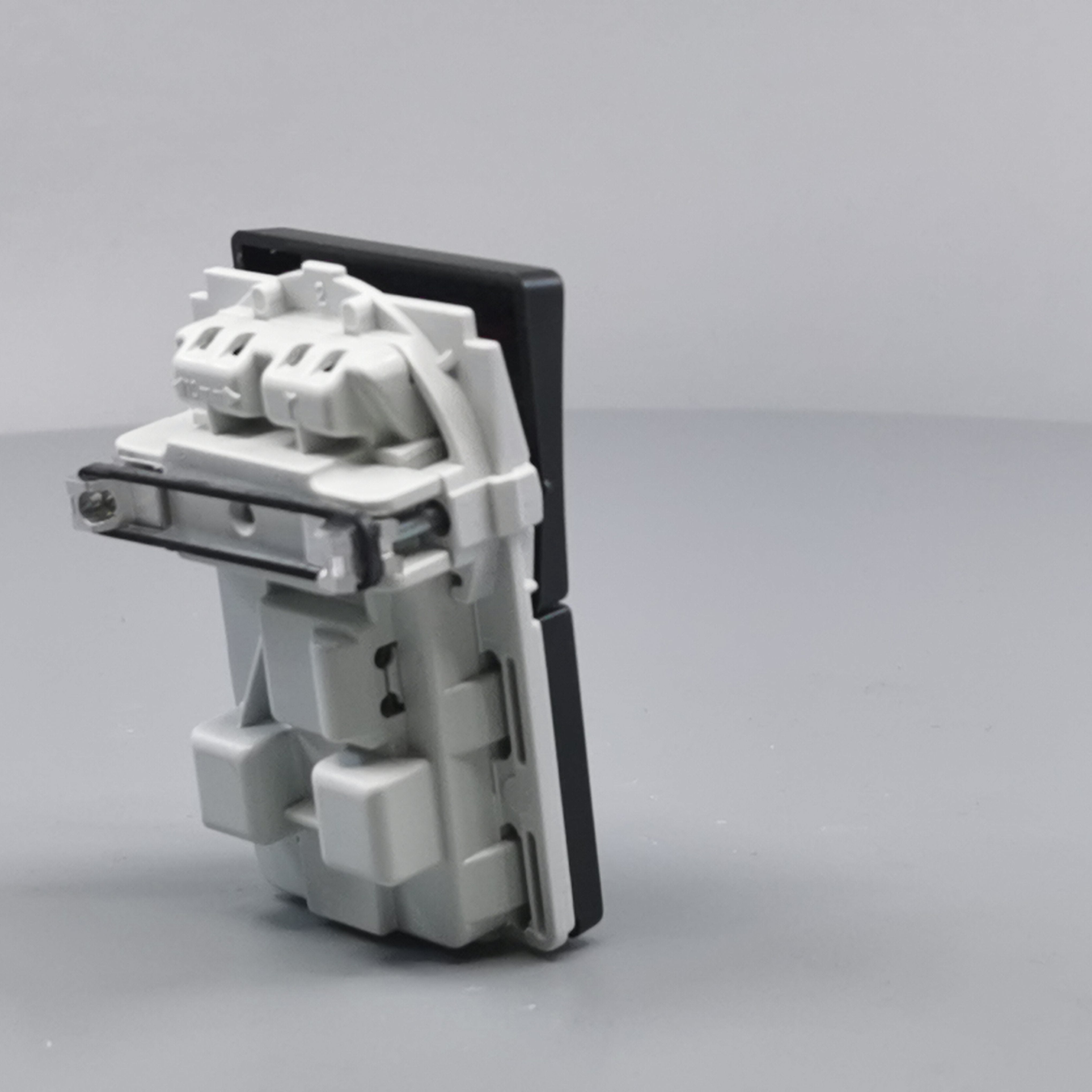 Fuga Stikkontakt 2-pol med jord koksgrå