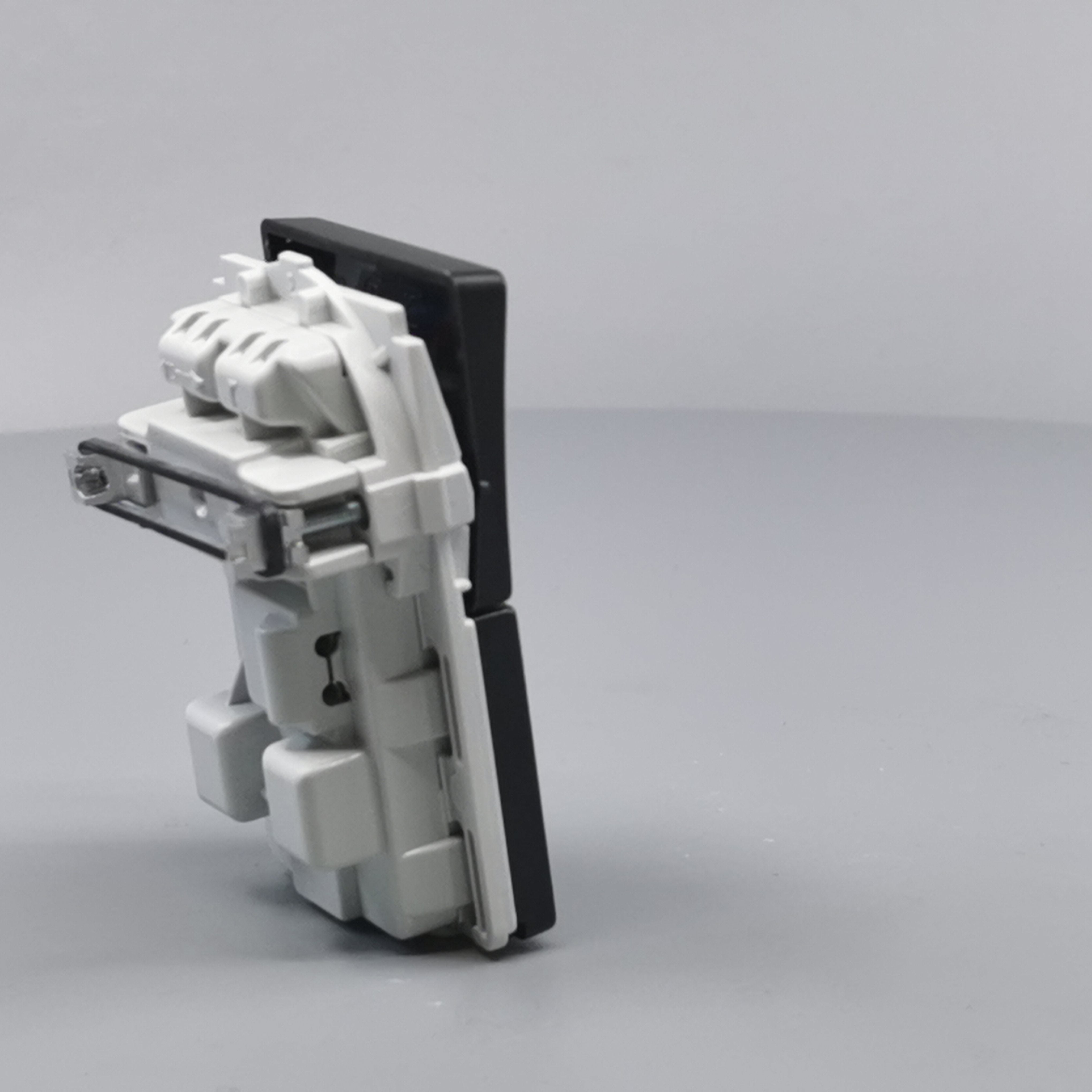 Fuga Stikkontakt 2-pol med jord koksgrå