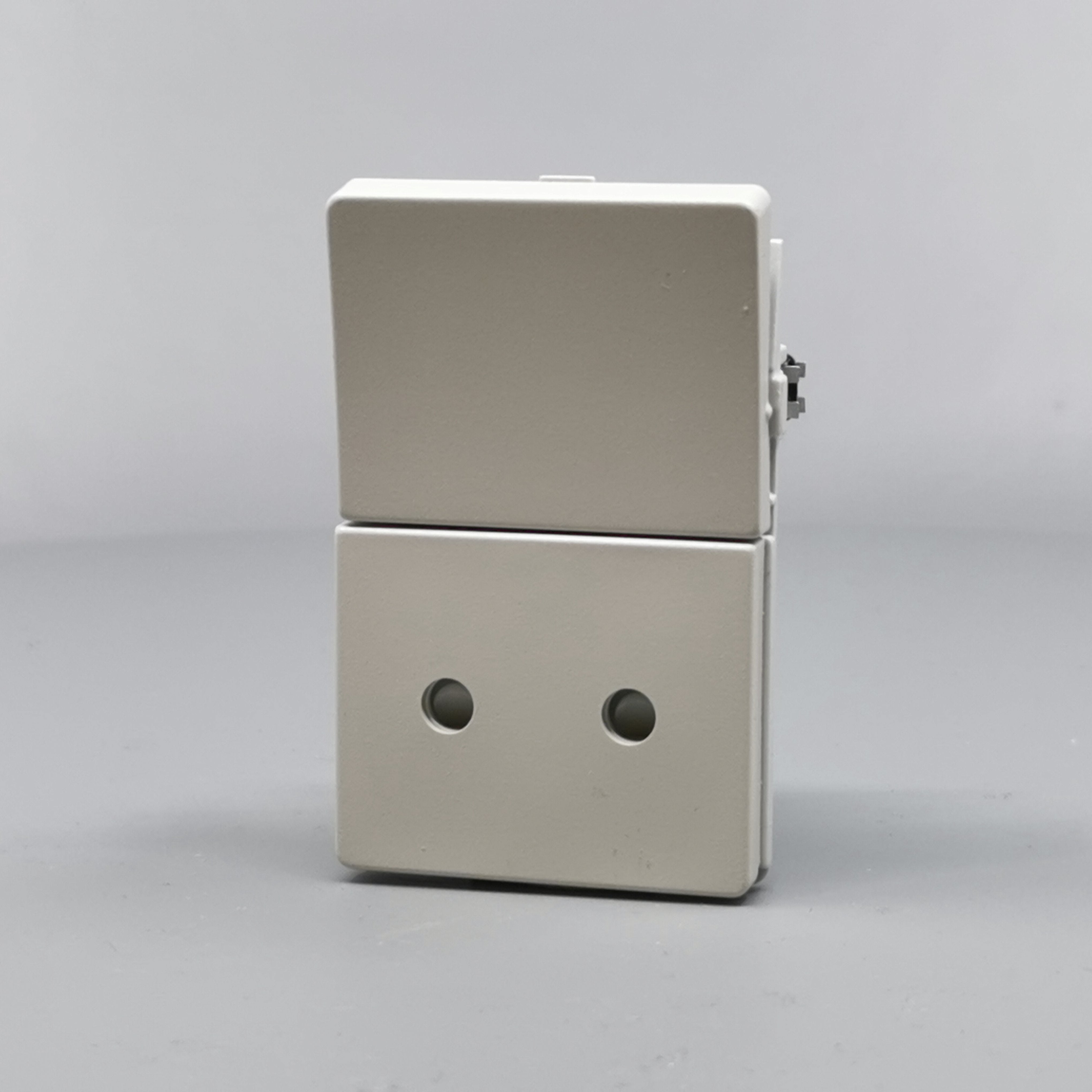 Fuga Stikkontakt 2-pol uden jord Lysegrå